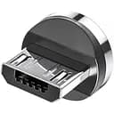 Магнитный коннектор для зарядного кабеля Topk Led AM23 Micro-USB Black (my020)