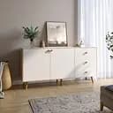 Комод LION Хьюге-5 Дуб сонома/Німфея альба (LION-041117)