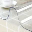 Силіконова скатертина Crystal М'яке скло 170х70 см 1 мм (1000 мікрон)