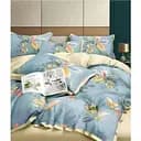 Комплект постельного белья Soho Elle Floret Olive Евро 200x230 см желто-голубой (A130214)