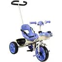 Трехколесный велосипед Best Trike BS-70362 с родительской ручкой и озвучиванием синий