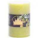 Свеча Pragnis Рустик, 5,5х8 см, зеленый (CA558-GRT)