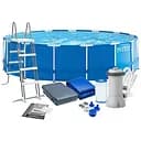 Басейн каркасний Intex 28242 NP круглий 457x122 см об'єм 16805 л від 6 років