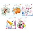 Зошити учнівські 12 аркушів лінія Yes Sunny spring, 25 шт. в упаковці