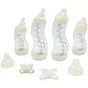 Набор для кормления новорожденных Difrax S-bottle Natural 4 антиколиковые бутылочки и 2 пустышки