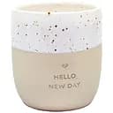 Кружка из керугранита "HELLO NEW DAY" - ручная работа - Eulenschnitt