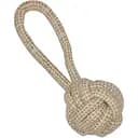 Игрушка для собак Croci Eco Канат грейфер мяч с ручкой 7.5х21 см