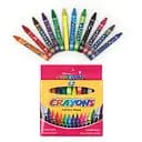 Мел восковой Crayons, 12 цветов, 0.9 мм, с этикеткой
