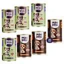 Набір вологого корму для дорослих собак MAU PAW шматочки в желе 2.905 кг (6 шт. + 1 шт. подарунок х 415 г)