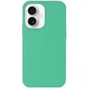 Чохол Epik Silicone Case Full Protective AA NO LOGO для Apple iPhone 16, 6.1 Зелений/Spearmint