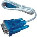 Кабель 2E шнур штекер DB 9pin штекер USB 0.8 м