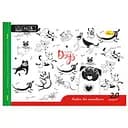 Альбом для малювання Апельсин Playing Dogs A4 з перфорацією 20 аркушів (АП-0303-6)