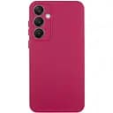 Чехол TPU Getman Liquid Silk Full Camera для Samsung Galaxy S23 FE Бордовый / Marsala