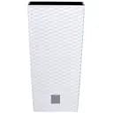 Горщик для квiтiв Prosperplast Rato квадратний високий, з вкладишем 2 в 1, 300 мм, бiлий (79580-449)