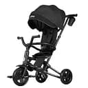 Детский трехколесный складной велосипед Qplay Nova Niello, черный (S700-6NovaNielloBlack)