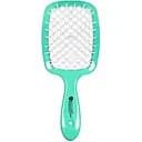 Щетка для волос Salon Professional SP0099 SL массажная, продувная 20 см зеленая с белым