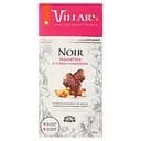 Шоколад чорний Villars Collection Duo Gourmand Noir Noisettes & Crepe Croustillante з фундуком та шматочками печива 180 г