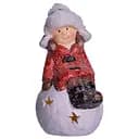 Новогодняя декоративная фигурка Yiwu CR-5-19 с подсветкой 9.5×8×16 см  