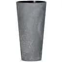 Горшок для цветов Prosperplast Tubus Slim Effect круглый с вкладышем, 300 мм, маренго мраморный (66558-425)