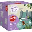 Набір Lolly Premium Soft 4 (7-18 кг): підгузки 36 шт. + підгузки-трусики 30 шт. + вологі серветки 80 шт. в подарунок