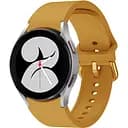 Ремінець для Samsung Galaxy Watch FE - жовто-гірчичний ширина кріплення 20мм силікон розмір L Watchbands Color (WB00S4GALAXYCOLOR65)