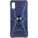 Ударопрочный чехол Epik Pathfinder Ring для Xiaomi Redmi 9A Синий / Navy