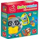 Пазли картонні з грою Vladi Toys Малюк зможе Тварини Іграшки 12 елементів (VT1722-27)