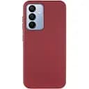 Шкіряний чохол Epik Leather Case Metal Buttons для Samsung Galaxy S23 FE Red