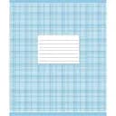 Тетрадь ученическая Школярик Голубая шотландка 012-2578C в косую линию 12 листов