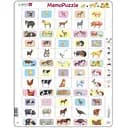 Пазл рамка-вкладиш Larsen Мемо Тварини та їх дитинчата, 40 елементів (GP9)