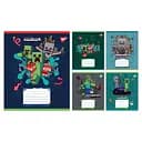 Тетради ученические 24 листа линия Yes Minecraft Heroes, 20 шт. в упаковке