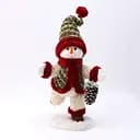 Новогодняя декоративная фигурка Yiwu Снеговик с шишкой 35×26×62 см CR-4-14