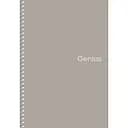Тетрадь для записей Genius А5, в клеточку, спираль, 80 л., бежевая (A5-080-6806K)