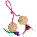 Іграшка для котів Trixie М'ячі на мотузці 4.5 см (4501)