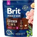 Сухой корм для собак мелких пород Brit Premium Dog Adult S с курицей 1 кг