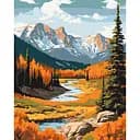 Картина по номерам "Осень в горах" 11043-AC 40х50 см