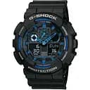 Наручний годинник ударостійке кварцове Casio G-Shock GA-100-1A2ER Оригінал для чоловіків з полімерним ремінцем