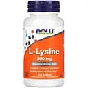 Аминокислота Now L-Lysine 500 мг 100 таблеток