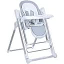 Стілець для годування-гойдалка El Camino ME 1102 DEBUT з Bluetooth та таймером Gentle Gray 