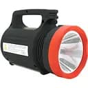 Аккумуляторный ручной фонарик Opera Digital OP-2886 со встроенным Power Bank переносной с ручкой и боковой лампой 5 Вт Черный