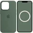 Чехол Epik Silicone case AAA with Magsafe and Animation для Apple iPhone 13 Pro 6.1 Зеленый/Eucalyptus