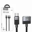 Кабель Hoco U141 Type-C / Magsafe 3 мощность до 140 Вт длина 1.8 м усиленный черный