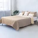 Набор Sonex Bora Bora: декоративное покрывало 220х240 см + 2 наволочки 50х70 см коричневый с бежевым (SO102397)