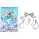 Набор украшений для волос, обруч, бантик, локоны