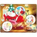 Пазл рамка-вкладыш Larsen Макси Дед Мороз, 33 элемента (JUL2)