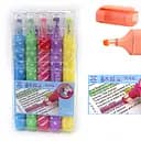 Набор текстовых маркеров TY, 5 шт., прозрачный кончик, неон, PVC упаковка