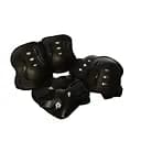 Дитячий набір захисту Bambi MS 0338 для колін, ліктів, зап'ястків чорний