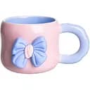 Чашка фарфоровая Yiwu с магнитом 400 мл розовый с голубым Yiwu FM-52C