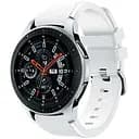 Силиконовый ремешок Watchbands для Samsung Galaxy Watch 46mm Silver - белый (WB001WHITE46M)