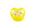 Пустышка латексная Baby Team, классическая, 0+ мес., желтый (3220_желтый)